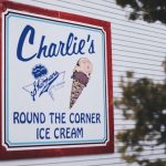 Local Eats - Charlie's round the corner ice cream signage