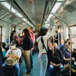 Public Transport - people in train during daytime