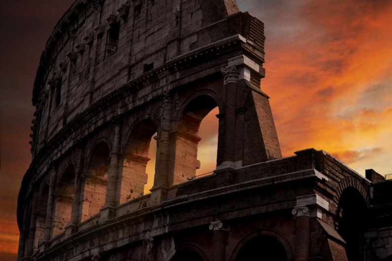 Rome Historical - photo of Colosseum during golden hour
