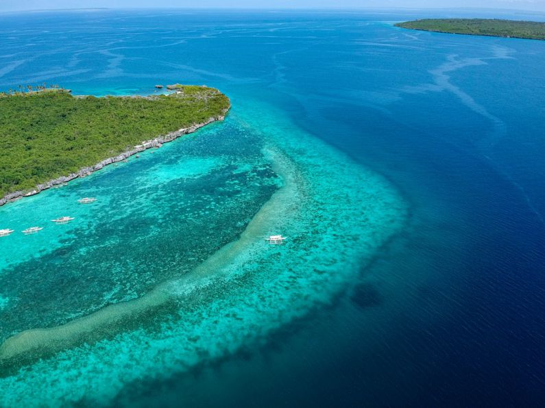 Philippines Beaches - aerial view of green island during daytime