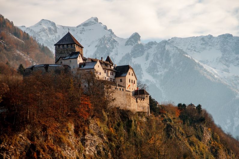 Europe Castles - castle on mountain surrounded by trees