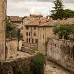 Medieval Village - green trees beside brown concrete building during daytime