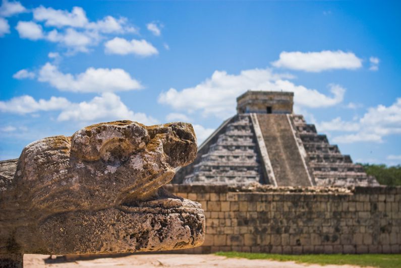 Central America Ruins - landmark photography of Chichen Itza, Mexico