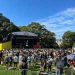 Australia Budget - a crowd of people at a concert