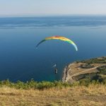 Adventure Sports Budget - a paraglider is flying over a body of water